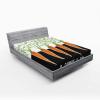 Ambesonne Cars Fitted Sheet, Vibrant Drawing Cars Driving on The Roads Traffic Urban Themed Design, Bed Cover with All-Round Elastic Deep Pocket for Comfort, Full Size, Grey Green(Orange Black)