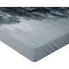 Ambesonne Cars Fitted Sheet, Vibrant Drawing Cars Driving on The Roads Traffic Urban Themed Design, Bed Cover with All-Round Elastic Deep Pocket for Comfort, Full Size, Grey Green(Grey Turquoise)