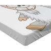 Ambesonne Cars Fitted Sheet, Vibrant Drawing Cars Driving on The Roads Traffic Urban Themed Design, Bed Cover with All-Round Elastic Deep Pocket for Comfort, Full Size, Grey Green(Ivory White)