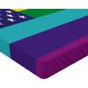 Ambesonne Cars Fitted Sheet, Vibrant Drawing Cars Driving on The Roads Traffic Urban Themed Design, Bed Cover with All-Round Elastic Deep Pocket for Comfort, Full Size, Grey Green(Indigo Aqua)