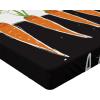 Ambesonne Cars Fitted Sheet, Vibrant Drawing Cars Driving on The Roads Traffic Urban Themed Design, Bed Cover with All-Round Elastic Deep Pocket for Comfort, Full Size, Grey Green(Orange Black)