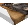 Ambesonne Cars Fitted Sheet, Vibrant Drawing Cars Driving on The Roads Traffic Urban Themed Design, Bed Cover with All-Round Elastic Deep Pocket for Comfort, Full Size, Grey Green(Pale Brown)