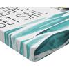 Ambesonne Cars Fitted Sheet, Vibrant Drawing Cars Driving on The Roads Traffic Urban Themed Design, Bed Cover with All-Round Elastic Deep Pocket for Comfort, Full Size, Grey Green(Sky Blue)