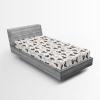 Ambesonne Cars Fitted Sheet, Vibrant Drawing Cars Driving on The Roads Traffic Urban Themed Design, Bed Cover with All-Round Elastic Deep Pocket for Comfort, Full Size, Grey Green(Beige Brown Tan)