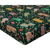 Ambesonne Cars Fitted Sheet, Vibrant Drawing Cars Driving on The Roads Traffic Urban Themed Design, Bed Cover with All-Round Elastic Deep Pocket for Comfort, Full Size, Grey Green(Black Orange)