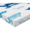 Ambesonne Cars Fitted Sheet, Vibrant Drawing Cars Driving on The Roads Traffic Urban Themed Design, Bed Cover with All-Round Elastic Deep Pocket for Comfort, Full Size, Grey Green(Blue and White)