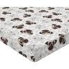 Ambesonne Cars Fitted Sheet, Vibrant Drawing Cars Driving on The Roads Traffic Urban Themed Design, Bed Cover with All-Round Elastic Deep Pocket for Comfort, Full Size, Grey Green(Beige Brown Tan)