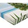 Ambesonne Colorful Fitted Sheet, Camping Equipment Outdoor Activity Adventure in Nature Theme, Bed Cover with All-Round Elastic Deep Pocket for Comfort, Full Size, Light Green(Cream Green)