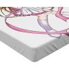 Ambesonne Colorful Fitted Sheet, Camping Equipment Outdoor Activity Adventure in Nature Theme, Bed Cover with All-Round Elastic Deep Pocket for Comfort, Full Size, Light Green(Brown Pink)
