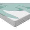 Ambesonne Colorful Fitted Sheet, Camping Equipment Outdoor Activity Adventure in Nature Theme, Bed Cover with All-Round Elastic Deep Pocket for Comfort, Full Size, Light Green(Mint Green)