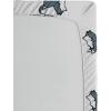 Ambesonne Colorful Fitted Sheet, Camping Equipment Outdoor Activity Adventure in Nature Theme, Bed Cover with All-Round Elastic Deep Pocket for Comfort, Full Size, Light Green(Blue Grey Black)