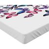Ambesonne Colorful Fitted Sheet, Camping Equipment Outdoor Activity Adventure in Nature Theme, Bed Cover with All-Round Elastic Deep Pocket for Comfort, Full Size, Light Green(Blue Purple Pink)