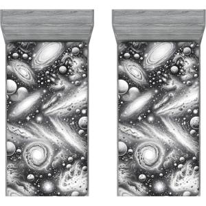 Ambesonne Cars Fitted Sheet, Vibrant Drawing Cars Driving on The Roads Traffic Urban Themed Design, Bed Cover with All-Round Elastic Deep Pocket for Comfort, Full Size, Grey Green(Dark Grey Off White)