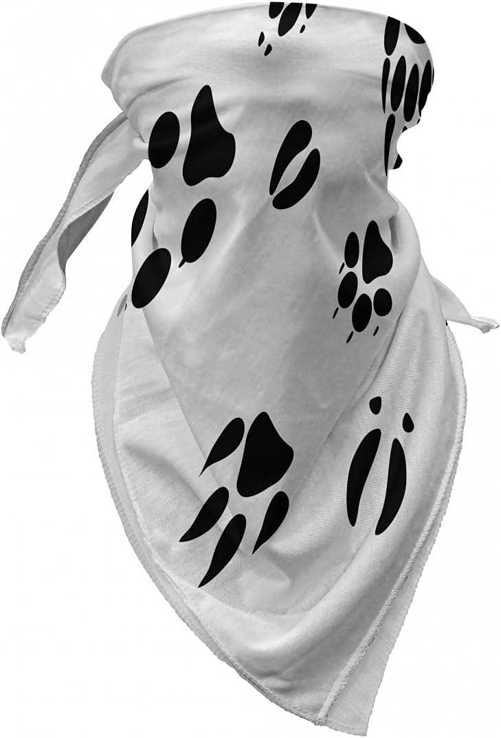 imageAmbesonne Unisex BandanaBlack and White