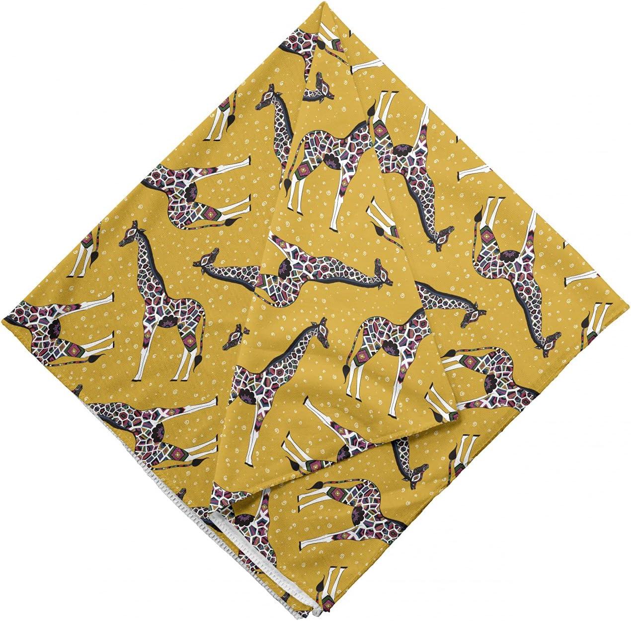 imageAmbesonne Unisex BandanaMustard Blue