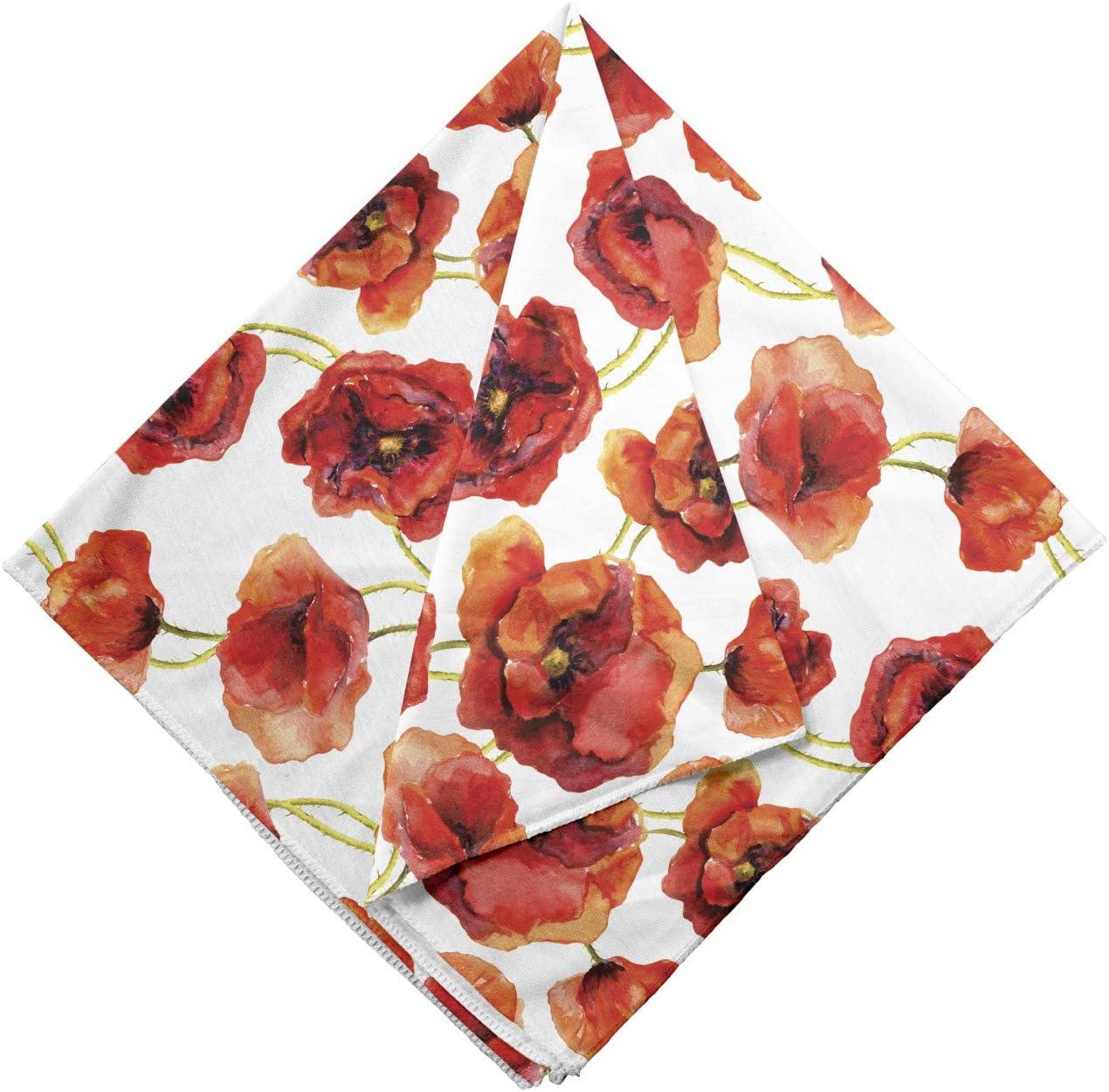 imageAmbesonne Unisex BandanaScarlet White