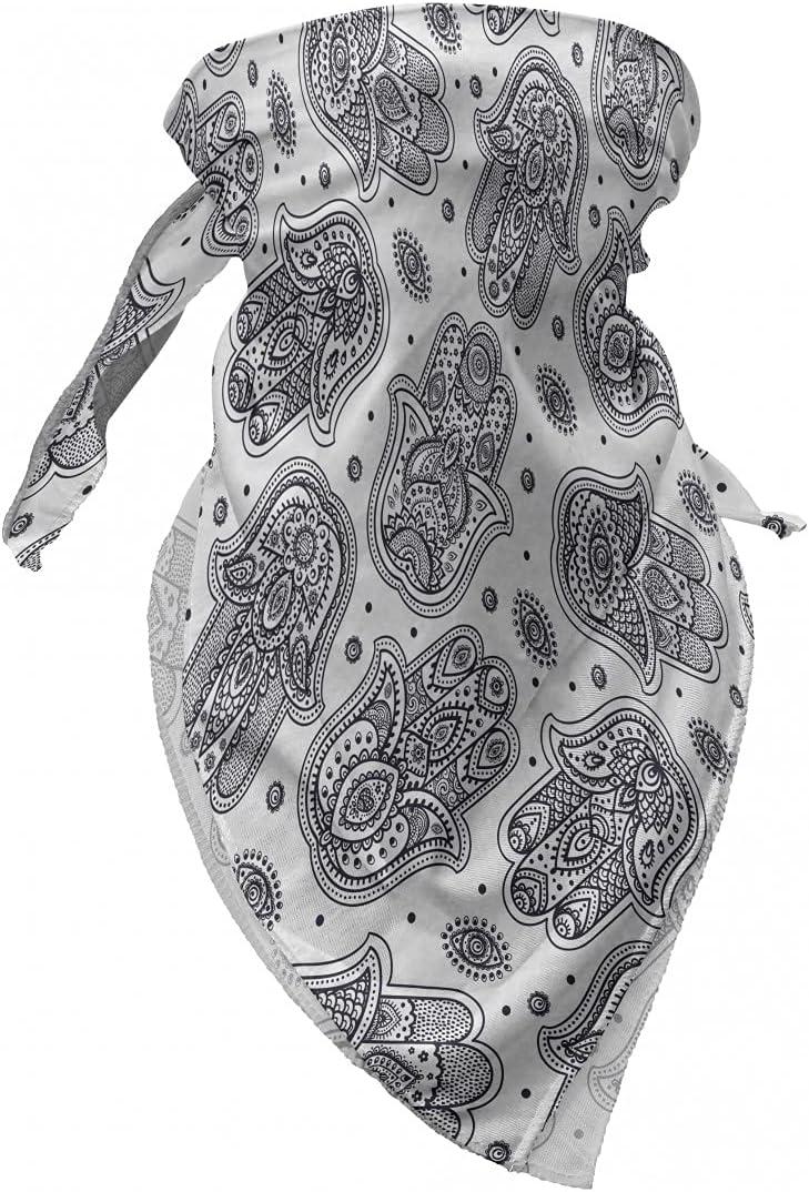 imageAmbesonne Unisex BandanaWhite and Black
