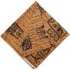 Ambesonne Unisex Bandana(Black Brown)