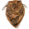 Ambesonne Unisex Bandana(Black Brown)