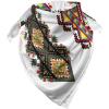 Ambesonne Unisex Bandana(Black Pink)