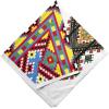 Ambesonne Unisex Bandana(Black Pink)