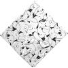 Ambesonne Unisex Bandana(Black White)