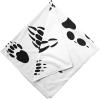 Ambesonne Unisex Bandana(Black and White)