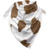 Ambesonne Unisex Bandana(Brown White)