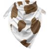 Ambesonne Unisex Bandana(Brown White)