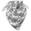 Ambesonne Unisex Bandana(White and Black)
