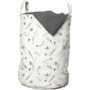 Ambesonne Vintage Botany Laundry Bag, Versicolored Wild Meadow Flowers Print on Plain Background, Hamper Basket with Handles Drawstring Closure for Laundromats, 13″ x 19″, Sand Brown and Pale Rust