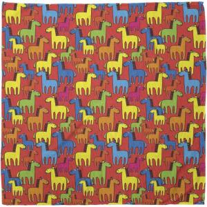 Ambesonne Unisex Bandana(Red Blue)