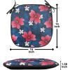 Ambesonne Cartoon Chair Seating Cushion Set of 12, Love Themed Valentines Inspired with Giant Hearts Checkered Pattern, Anti-Slip Seat Padding for Kitchen & Patio, 16″x16″, Pink Olive Green(Navy Blue Dark Coral)