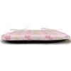 Ambesonne Cartoon Chair Seating Cushion Set of 12, Love Themed Valentines Inspired with Giant Hearts Checkered Pattern, Anti-Slip Seat Padding for Kitchen & Patio, 16″x16″, Pink Olive Green(Pink Olive Green)