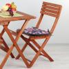 Ambesonne Cartoon Chair Seating Cushion Set of 12, Love Themed Valentines Inspired with Giant Hearts Checkered Pattern, Anti-Slip Seat Padding for Kitchen & Patio, 16″x16″, Pink Olive Green(Dark Blue Coral Pink)