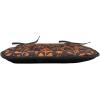 Ambesonne Valentine`s Day Chair Seating Cushion, Cartoon Hearts with Arrows Love Passion and Romance Pattern, Anti-Slip Seat Padding for Kitchen & Patio, 16″x16″, Dark Coral Brown White(Orange Maroon)