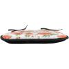 Ambesonne Valentine`s Day Chair Seating Cushion, Cartoon Hearts with Arrows Love Passion and Romance Pattern, Anti-Slip Seat Padding for Kitchen & Patio, 16″x16″, Dark Coral Brown White(Reseda Green Salmon)