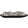 Ambesonne Valentine`s Day Chair Seating Cushion, Cartoon Hearts with Arrows Love Passion and Romance Pattern, Anti-Slip Seat Padding for Kitchen & Patio, 16″x16″, Dark Coral Brown White(Dark Brown and White)