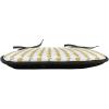 Ambesonne Valentine`s Day Chair Seating Cushion, Cartoon Hearts with Arrows Love Passion and Romance Pattern, Anti-Slip Seat Padding for Kitchen & Patio, 16″x16″, Dark Coral Brown White(Pale Earth Yellow White)