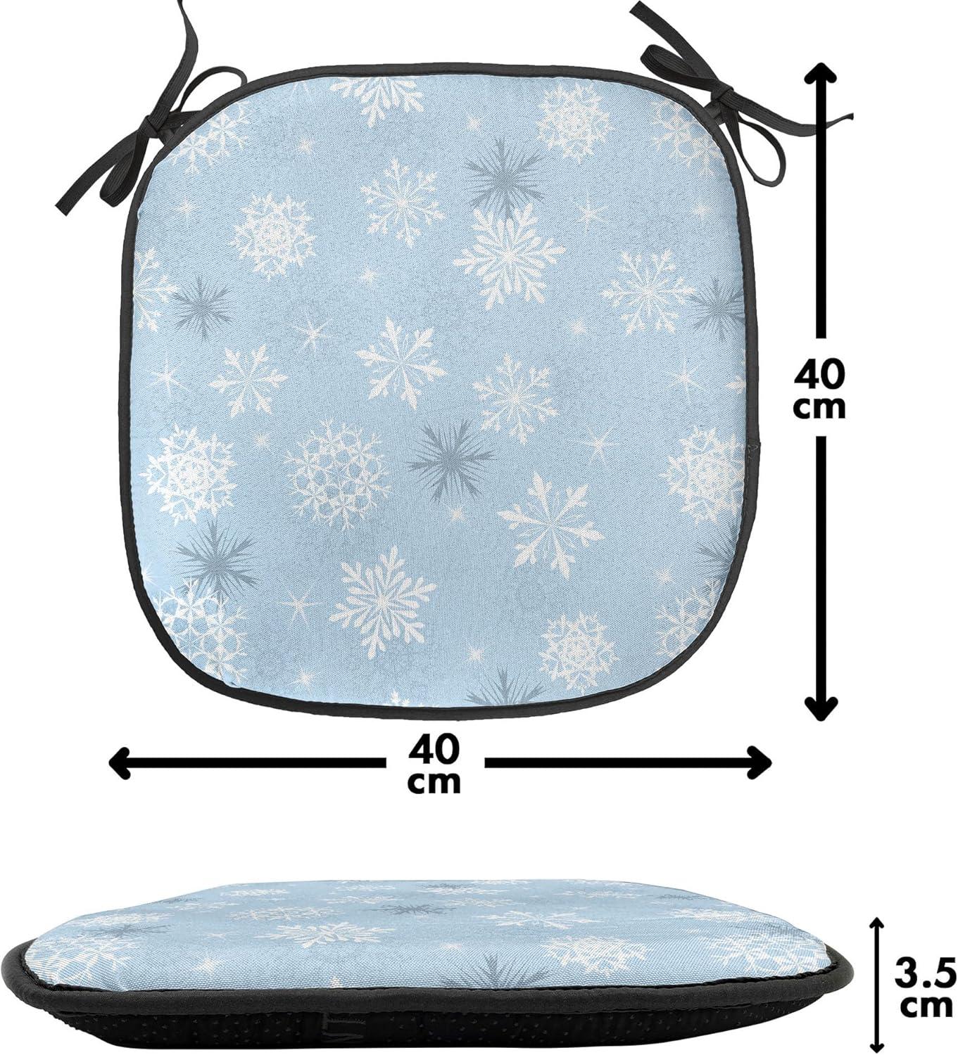 imageAmbesonne Angel Chair Seating Cushion Set of 2 Medieval Marry Love Angel Playing Music Valentine Cupid Date Dove Marriage AntiSlip Seat Padding for Kitchen amp Patio 16x16 Eggshell Ruby CaramelPale Blue Taupe White