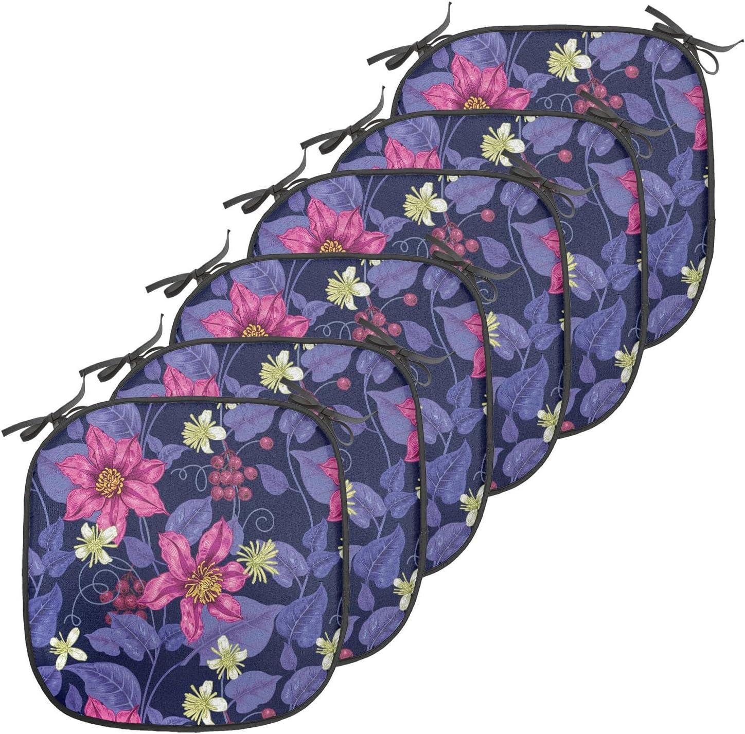 imageAmbesonne Angel Chair Seating Cushion Set of 2 Medieval Marry Love Angel Playing Music Valentine Cupid Date Dove Marriage AntiSlip Seat Padding for Kitchen amp Patio 16x16 Eggshell Ruby CaramelViolet Magenta Indigo