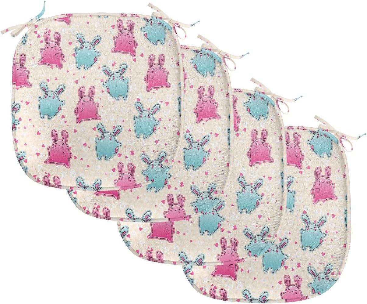 imageAmbesonne Angel Chair Seating Cushion Set of 2 Medieval Marry Love Angel Playing Music Valentine Cupid Date Dove Marriage AntiSlip Seat Padding for Kitchen amp Patio 16x16 Eggshell Ruby CaramelPale Blue Pink Beige