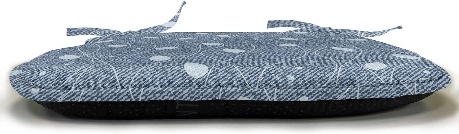 imageAmbesonne Angel Chair Seating Cushion Set of 2 Medieval Marry Love Angel Playing Music Valentine Cupid Date Dove Marriage AntiSlip Seat Padding for Kitchen amp Patio 16x16 Eggshell Ruby CaramelPale Blue Slate