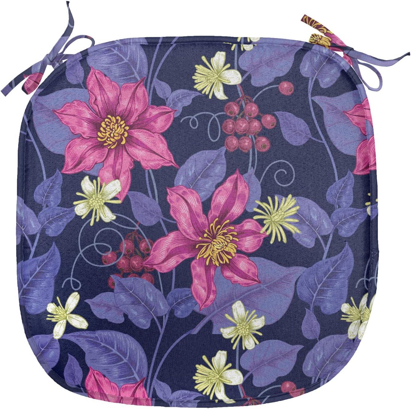 imageAmbesonne Angel Chair Seating Cushion Set of 2 Medieval Marry Love Angel Playing Music Valentine Cupid Date Dove Marriage AntiSlip Seat Padding for Kitchen amp Patio 16x16 Eggshell Ruby CaramelViolet Magenta Indigo