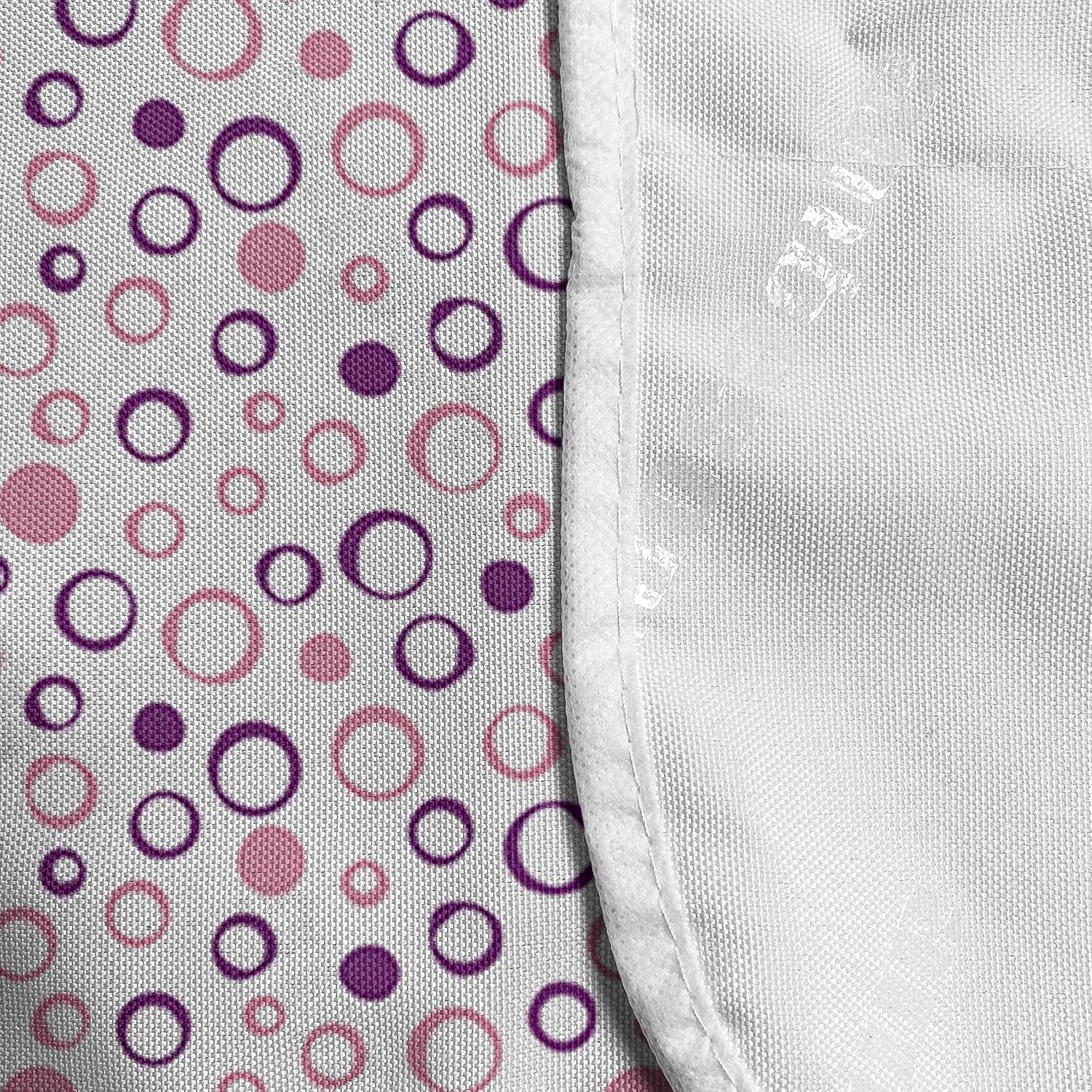 imageAmbesonne Coral Microwave Oven Cover Scribbled Little and Big Different Size Heart Forms Love Valentines Mothers Day Theme Water Resistant Organizer with Pockets for Kitchen 36 x 12 CoralPink Violet