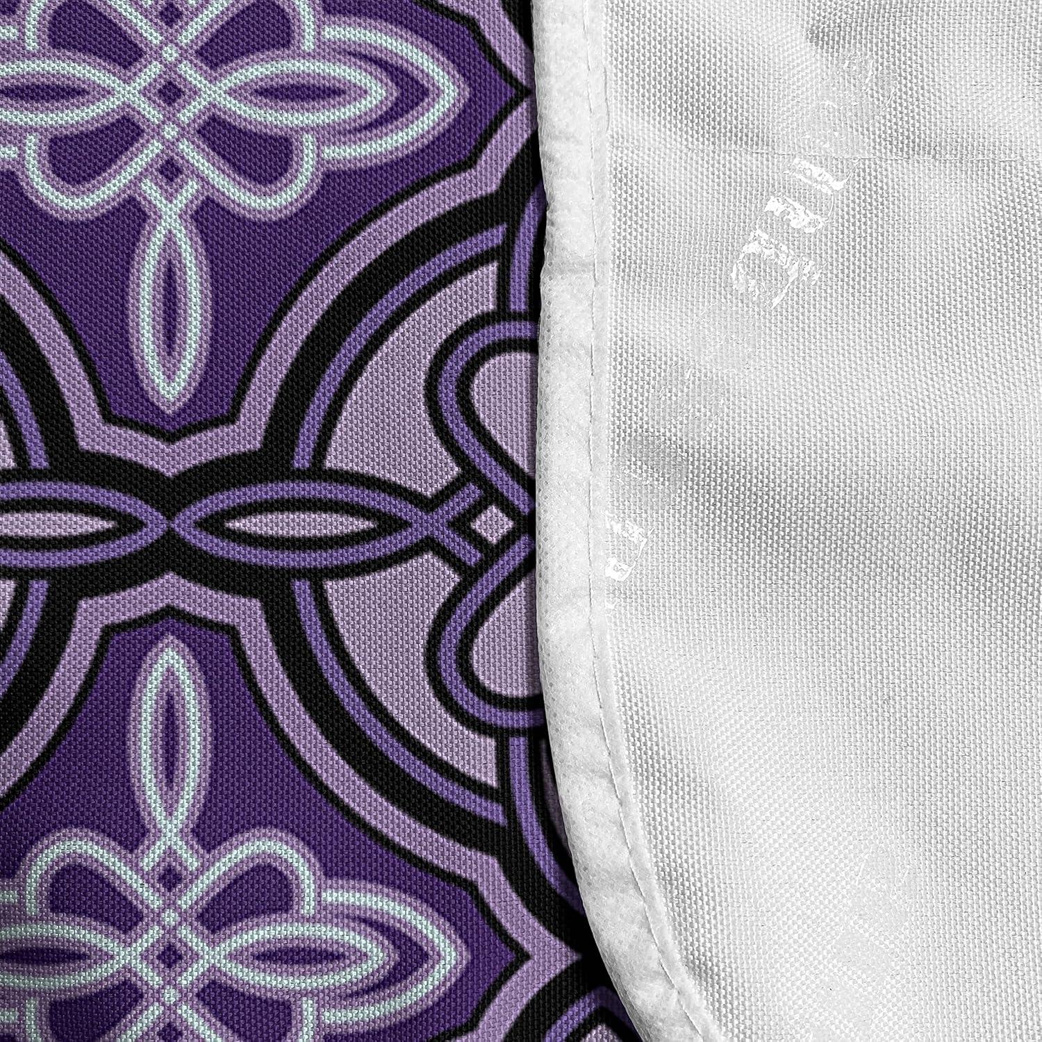 imageAmbesonne Coral Microwave Oven Cover Scribbled Little and Big Different Size Heart Forms Love Valentines Mothers Day Theme Water Resistant Organizer with Pockets for Kitchen 36 x 12 CoralViolet Lilac
