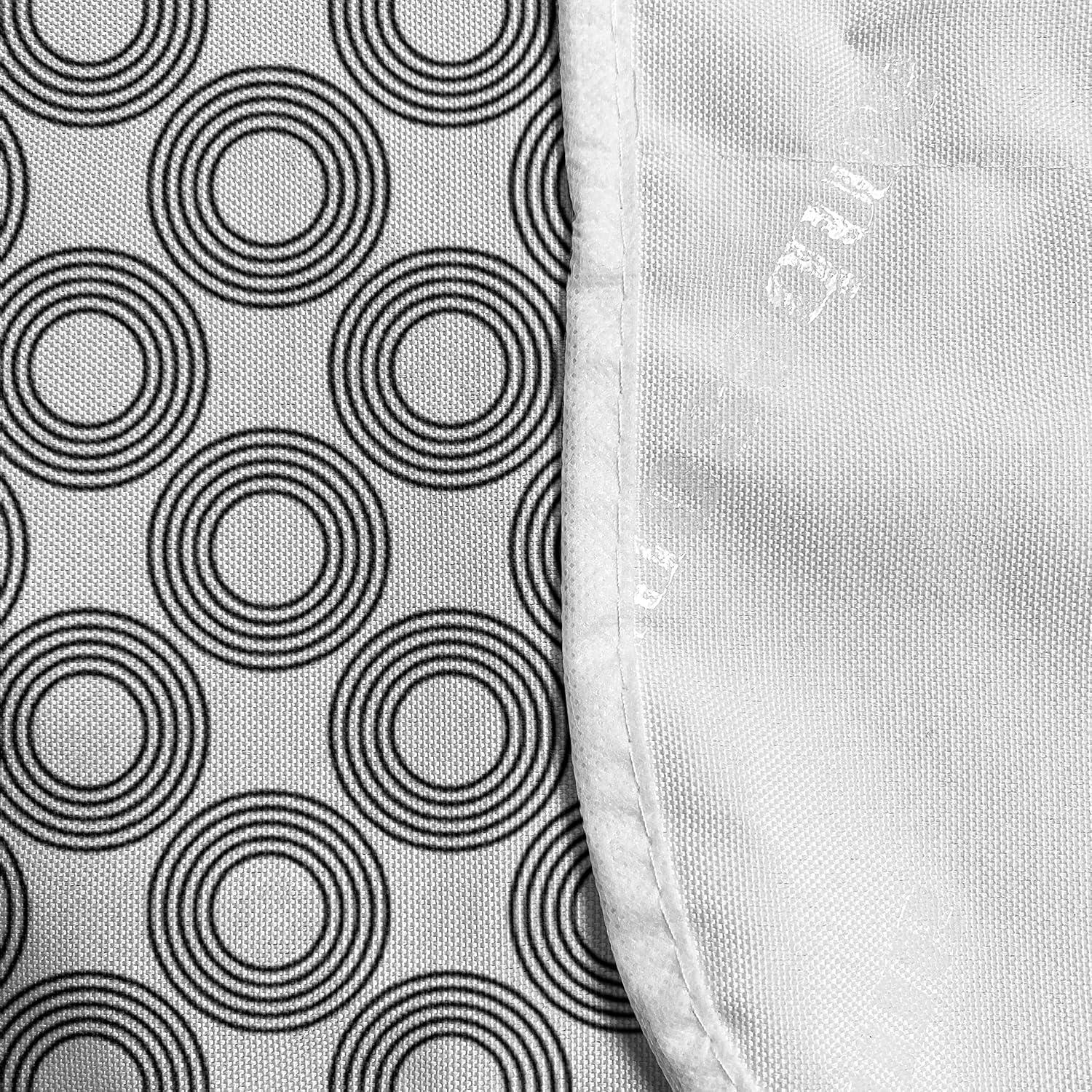 imageAmbesonne Coral Microwave Oven Cover Scribbled Little and Big Different Size Heart Forms Love Valentines Mothers Day Theme Water Resistant Organizer with Pockets for Kitchen 36 x 12 CoralBlack Grey