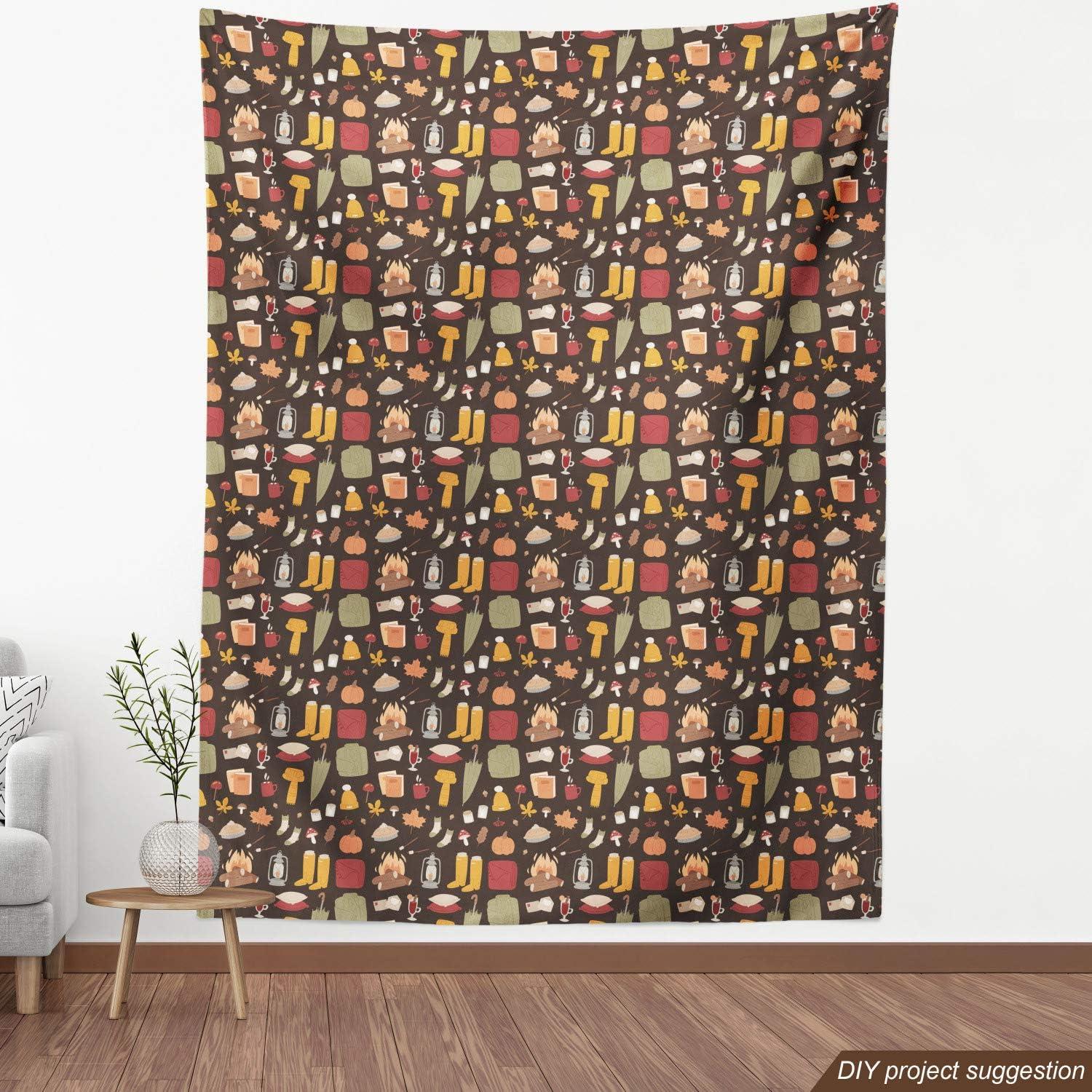 imageAmbesonne Paris Fabric by The Yard Valentines Day Theme with Eiffel Kissing Couple Hot Air Balloon Wedding Concept Decorative Fabric for Upholstery and Home Accents 2 Yards Pink RoseOrange