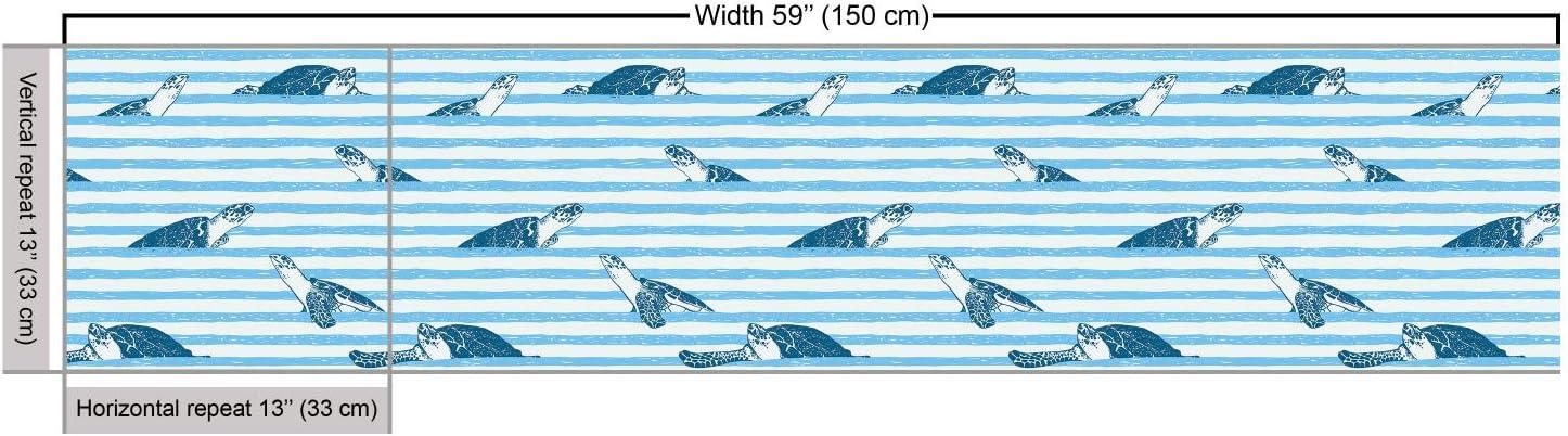 imageAmbesonne Paris Fabric by The Yard Valentines Day Theme with Eiffel Kissing Couple Hot Air Balloon Wedding Concept Decorative Fabric for Upholstery and Home Accents 2 Yards Pink RoseNavy Blue