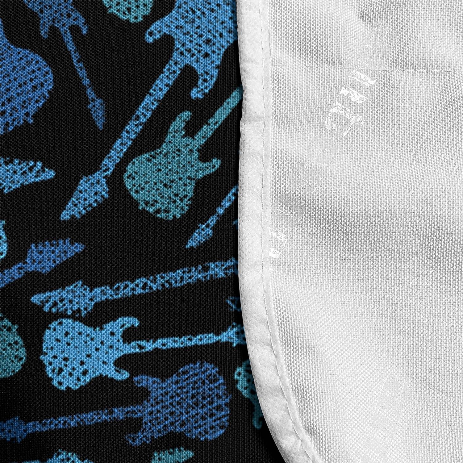imageAmbesonne Pets Microwave Oven Cover Cats with Hearts Valentines Day Theme Lovers Kitten Meow Doodle Water Resistant Organizer with Pockets for Kitchen 36 x 12 Black Magenta and BlueTeal Black Violet Blue